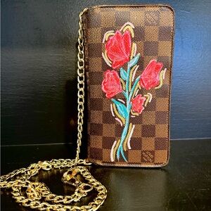 Upcycled Louis Vuitton Damier Wallet